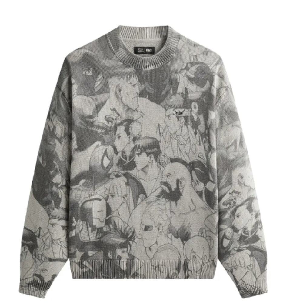 New Kith Marvel Clash of Super Heroes Crewneck Sweater, Size Medium